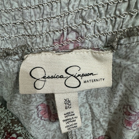 Jessica Simpson Maternity Print Pants - Size XL - Picture 2 of 3